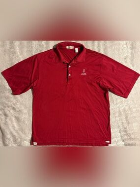 Peter Millar Shady Canyon Private Golf Club Polo Red Mens XL Cottonwood
